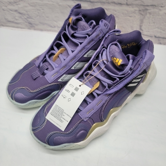 Adidas Exhibit B Candace Parker Mid Basketball Shoes GZ2377 Women's Size 8 - Picture 7 of 9